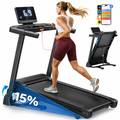 T12 Foldable Treadmill Pro with 15% Auto Incline