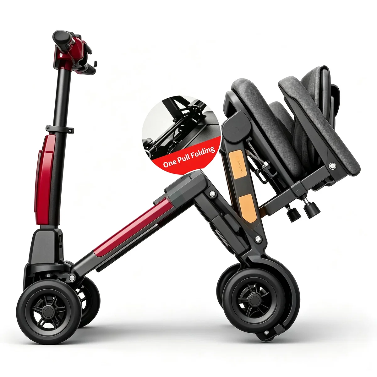 FoldScoot FS-T3 4-Wheel Travel Mobility Scooter