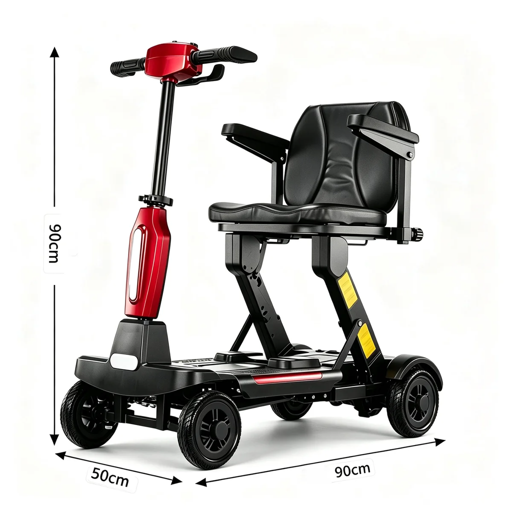 FoldScoot FS-T3 4-Wheel Travel Mobility Scooter