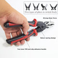 5‑in‑1 Multifunctional Wire Pliers, Stripper Cutter Crimping Iron Sheet Scissors