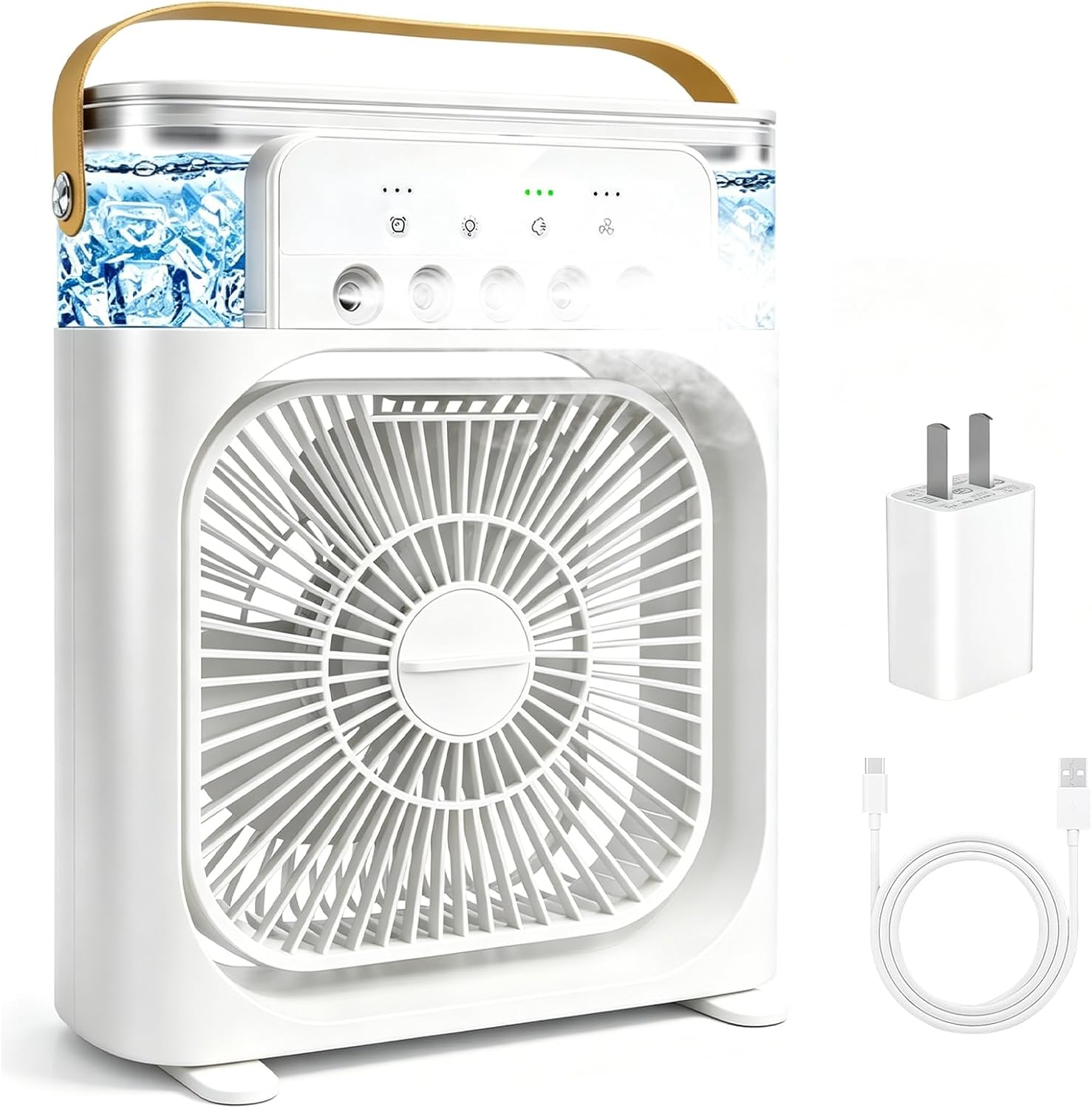 600ML Personal Portable Air Conditioner Fan White