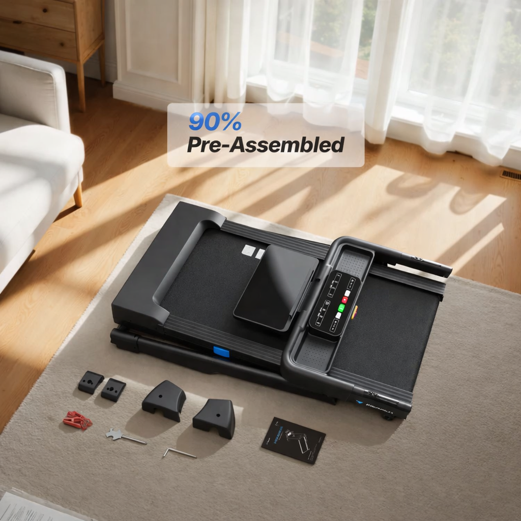 T12 Foldable Treadmill Pro with 15% Auto Incline